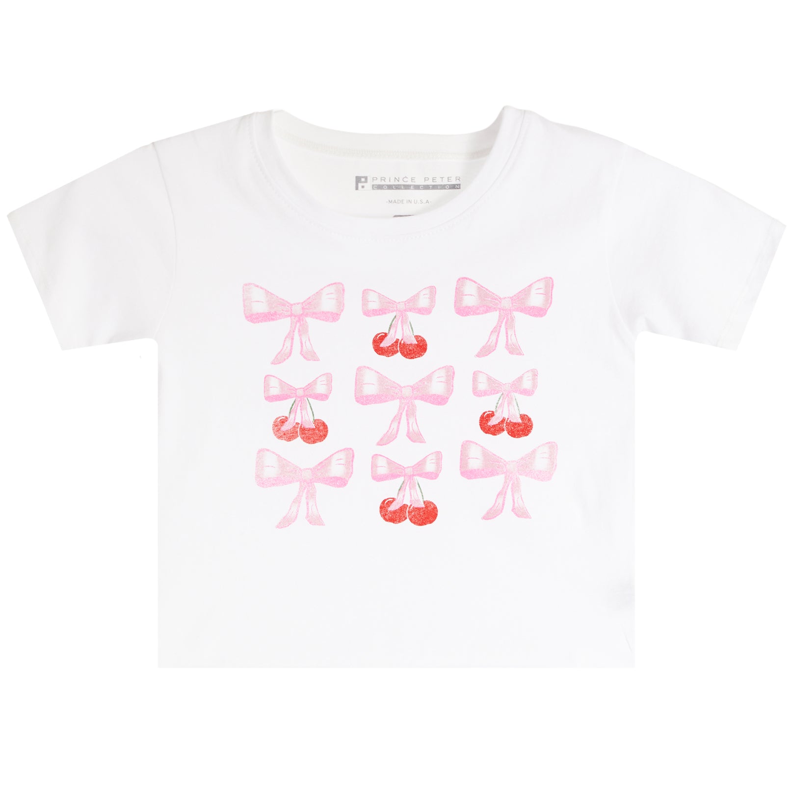 Cherry And Bow Tee - Denny's