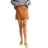 Suede Mini Skirt