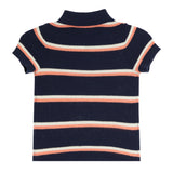 Stripe Sweater Knit Polo
