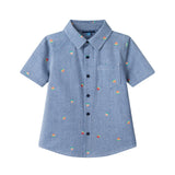 Watermelon Seersucker Button Down Shirt