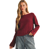Bateau Neck Sweater