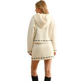 Whipstitch Mini Skirt - Denny's