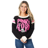 Pink Floyd Scattered Text Knit Sweater - Denny's
