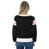 Pink Floyd Scattered Text Knit Sweater - Denny's