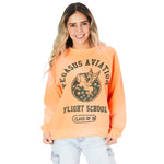 Pegasus Aviation Reverse Raglan Sweatshirt - Denny's