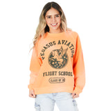 Pegasus Aviation Reverse Raglan Sweatshirt - Denny's