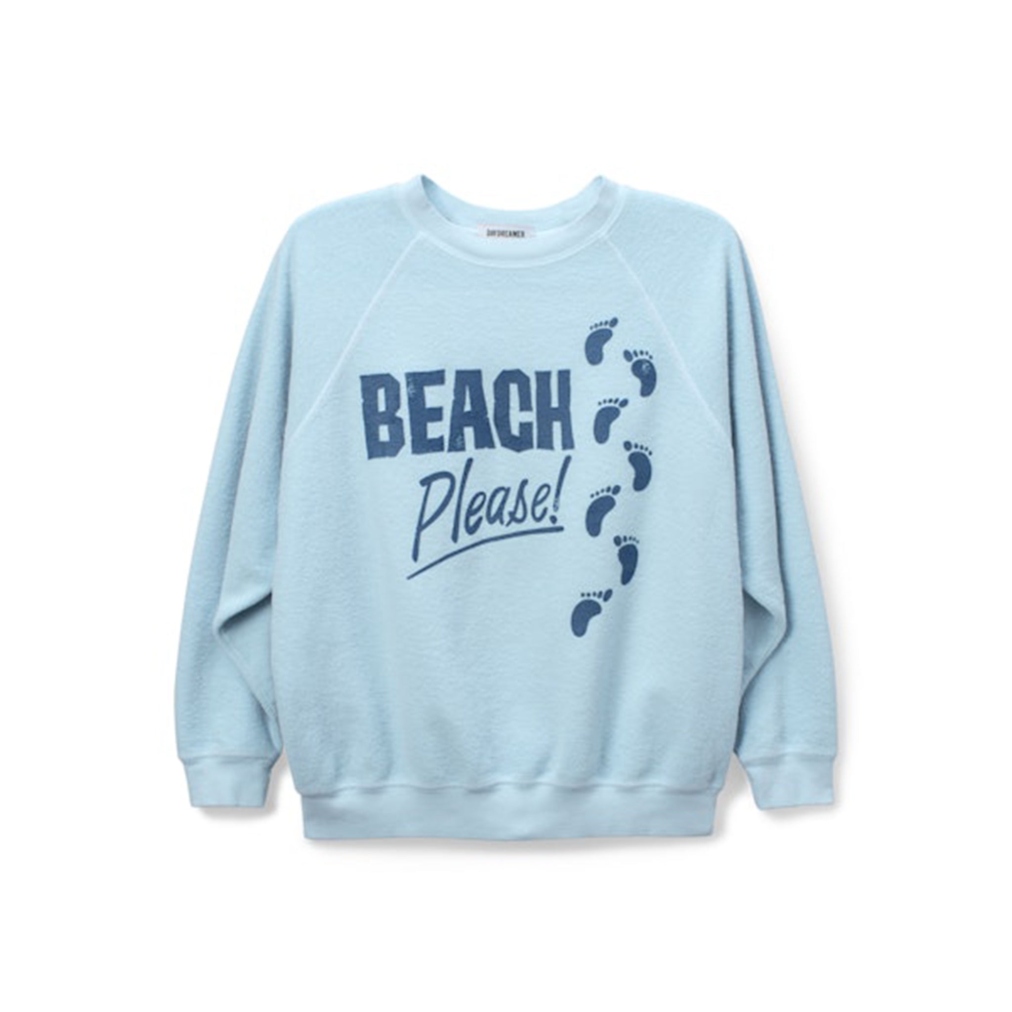 Beach Please Raglan Sweatshirt - Denny's