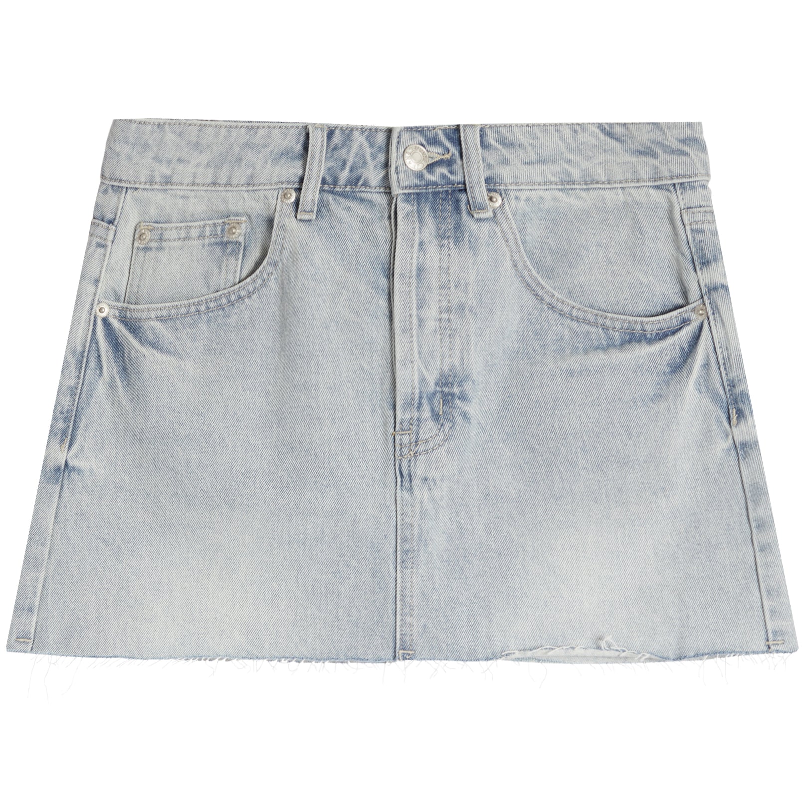 Low Rise Denim Micro Mini Skirt - Denny's