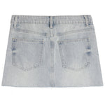 Low Rise Denim Micro Mini Skirt - Denny's