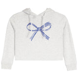 Hoodie With Blue Bow