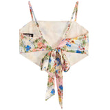 Sasha Charmeuse Floral Hanky Tank