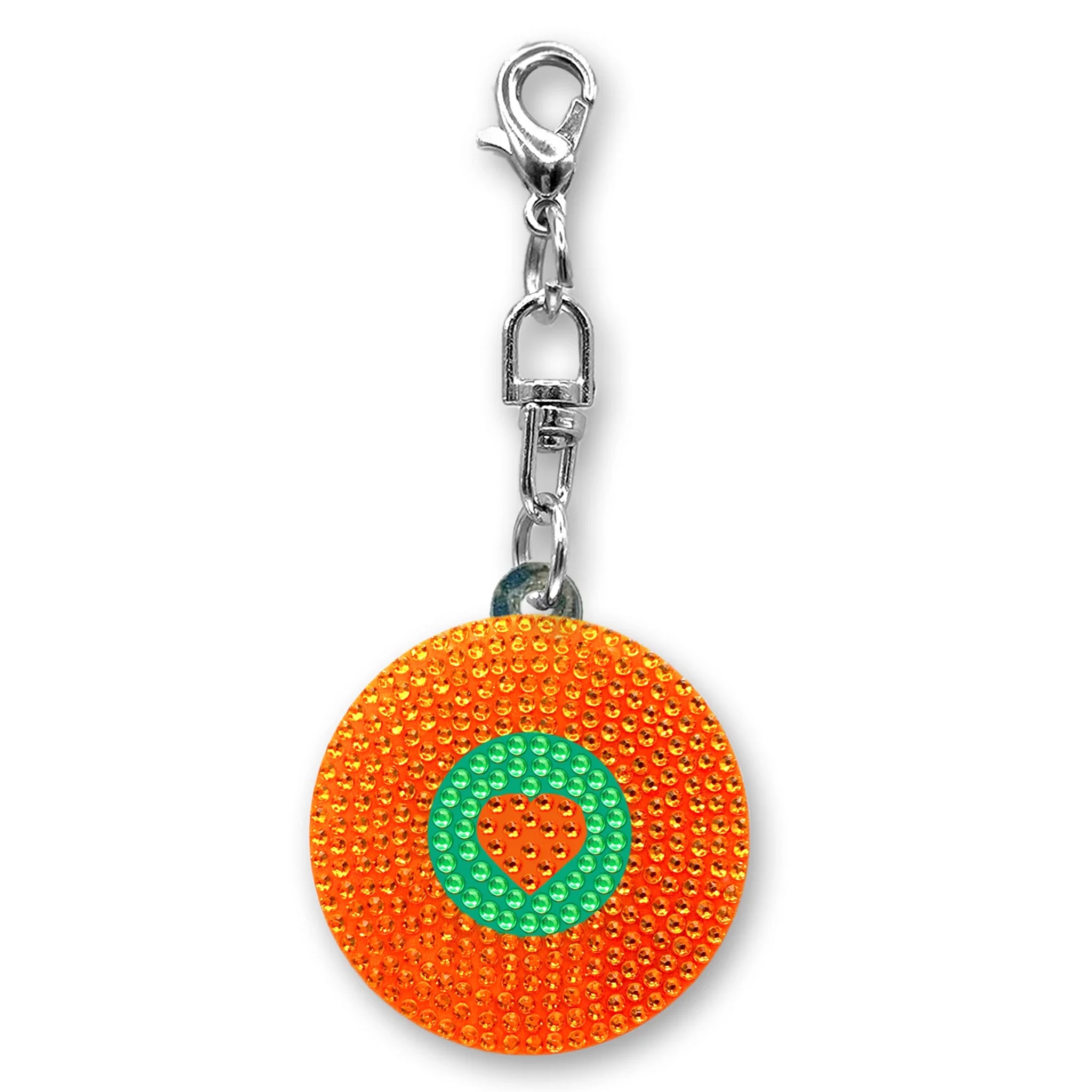 SB Orange Record Charm - Denny's