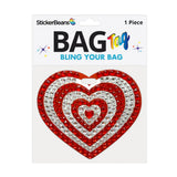 Red Spirit Heart Bag Tag - Denny's