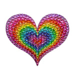 Pastel Groovy Heart Sticker - Denny's