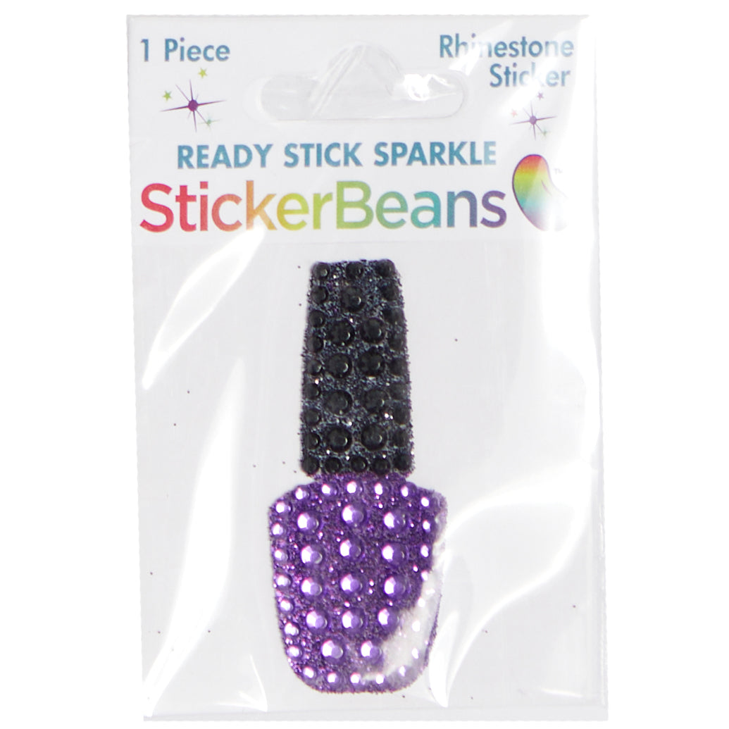 Purple Nail Polish Sticker - Denny's