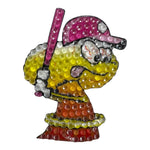 The Toxie Head Softball Player Sticker - Denny's