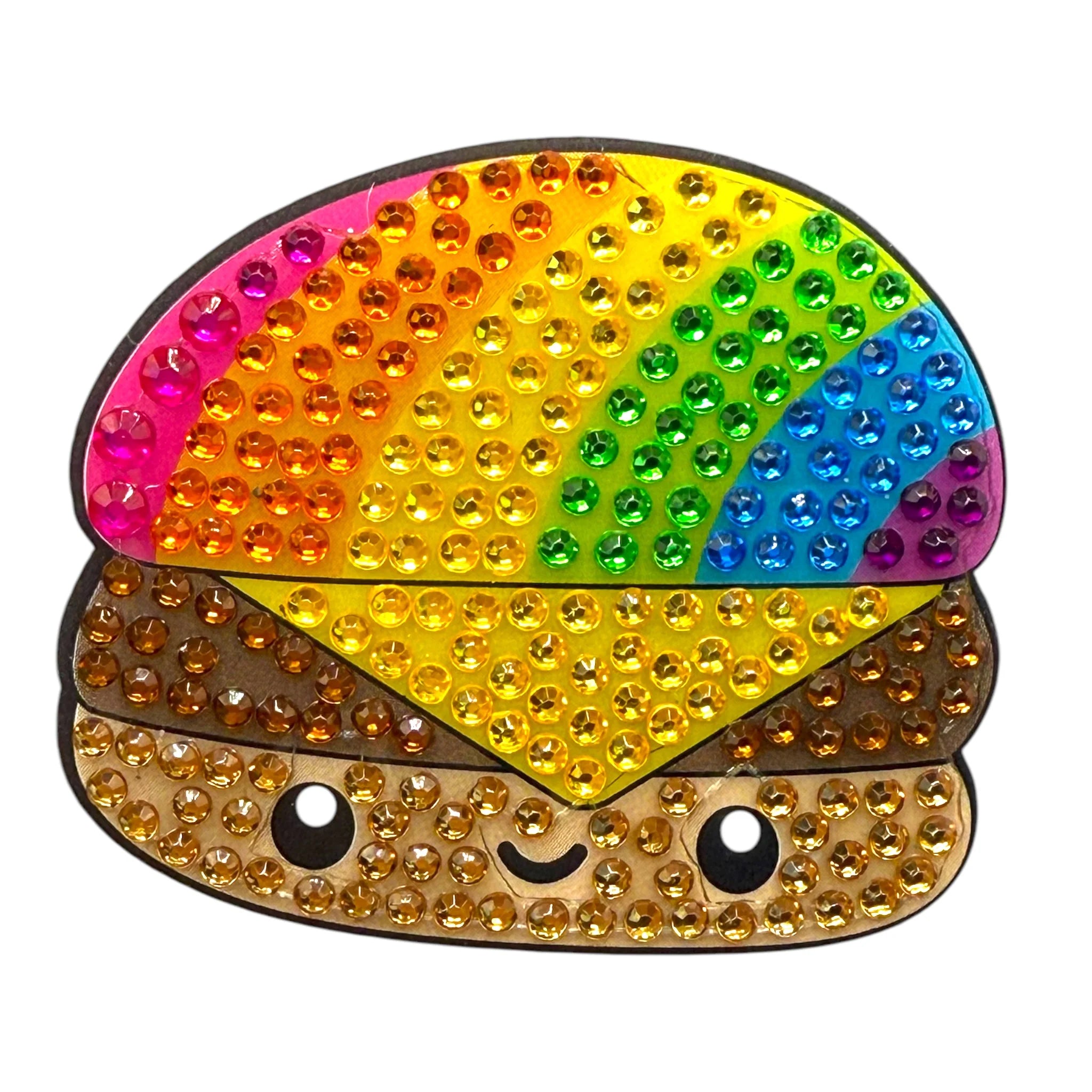 The New Rainbow Burger Sticker - Denny's