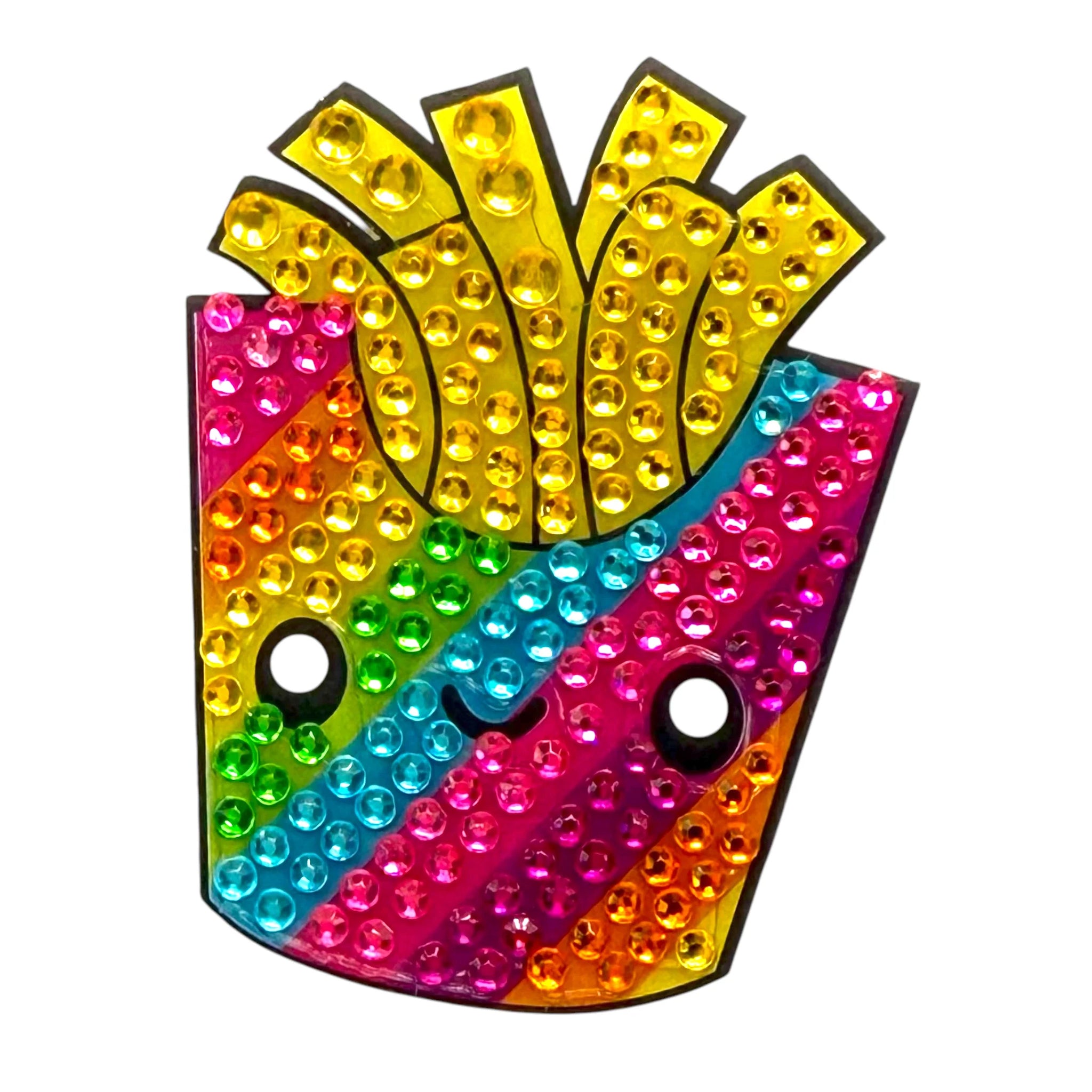 The New Rainbow Fries Sticker - Denny's