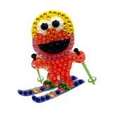 The Skiing Elmo Sticker
