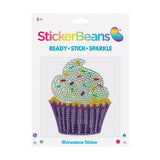Purple Cupcake 5" Sticker