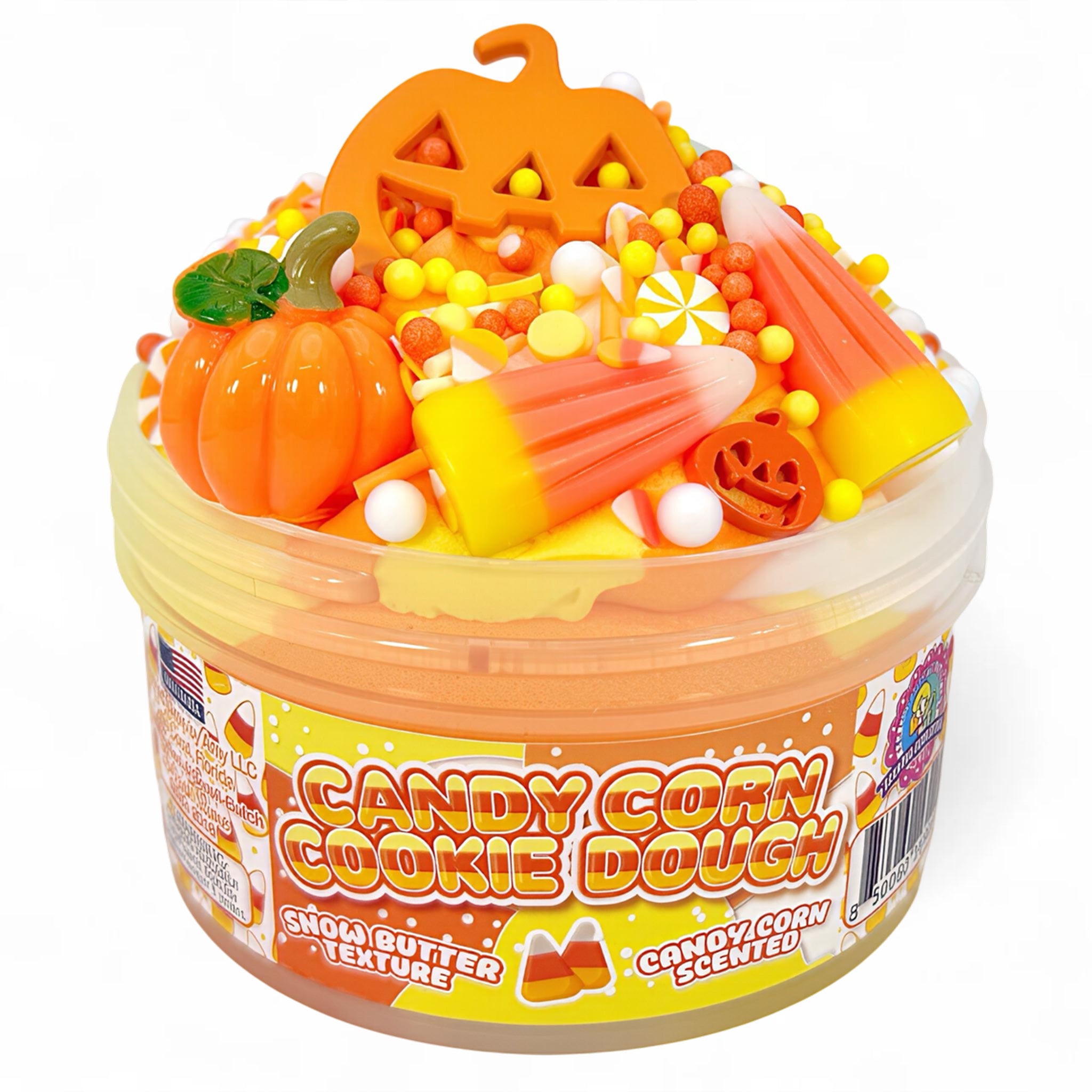 Candy Corn Cookie Dough Slime - Denny's