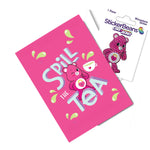 Spill The Tea Greeting Card - Denny's