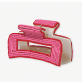 Lola Beaded Pink Claw Clip - Denny's