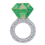 Emerald Ring Sticker - Denny's