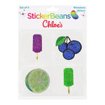 The Chloes Fruit Set of 4 Stickers - Denny's
