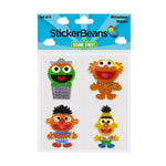 Sesame Street Pals Set of 4 Stickers - Denny's