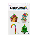 The HolidaySet of 4 Stickers - Denny's