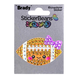 The Brady Football Sticker - Denny's