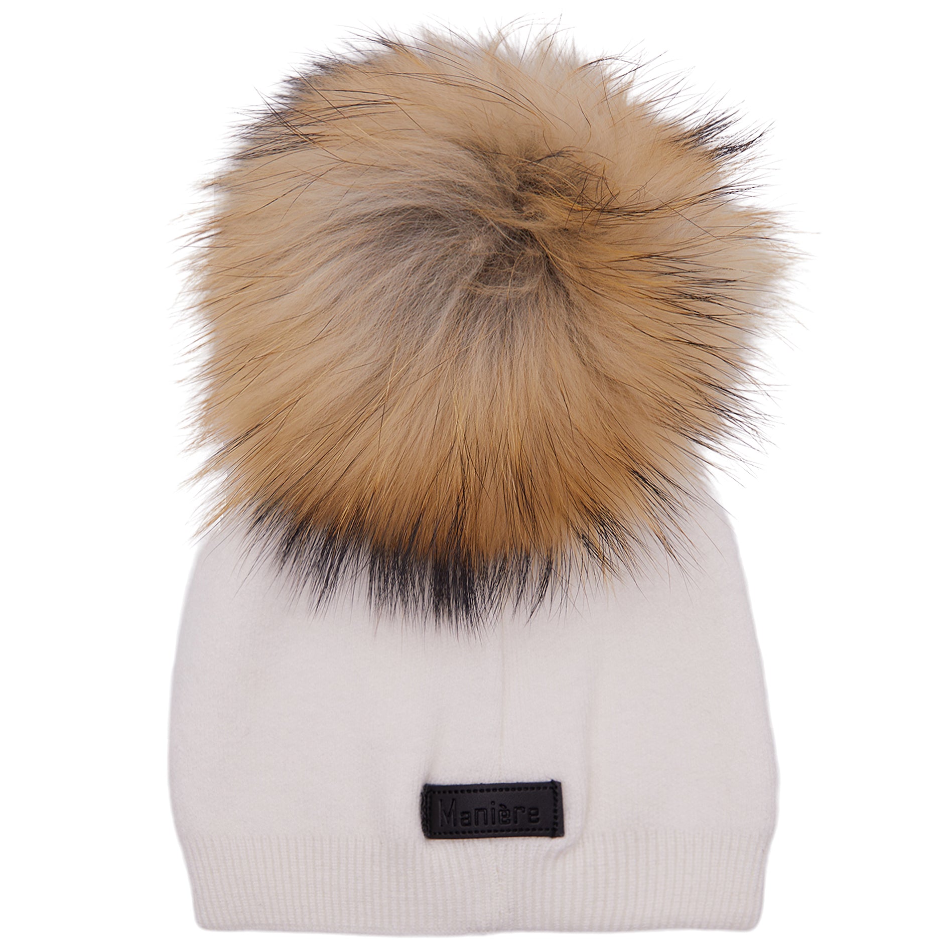 Sparkle Knit Fur Pom Baby Hat - Denny's