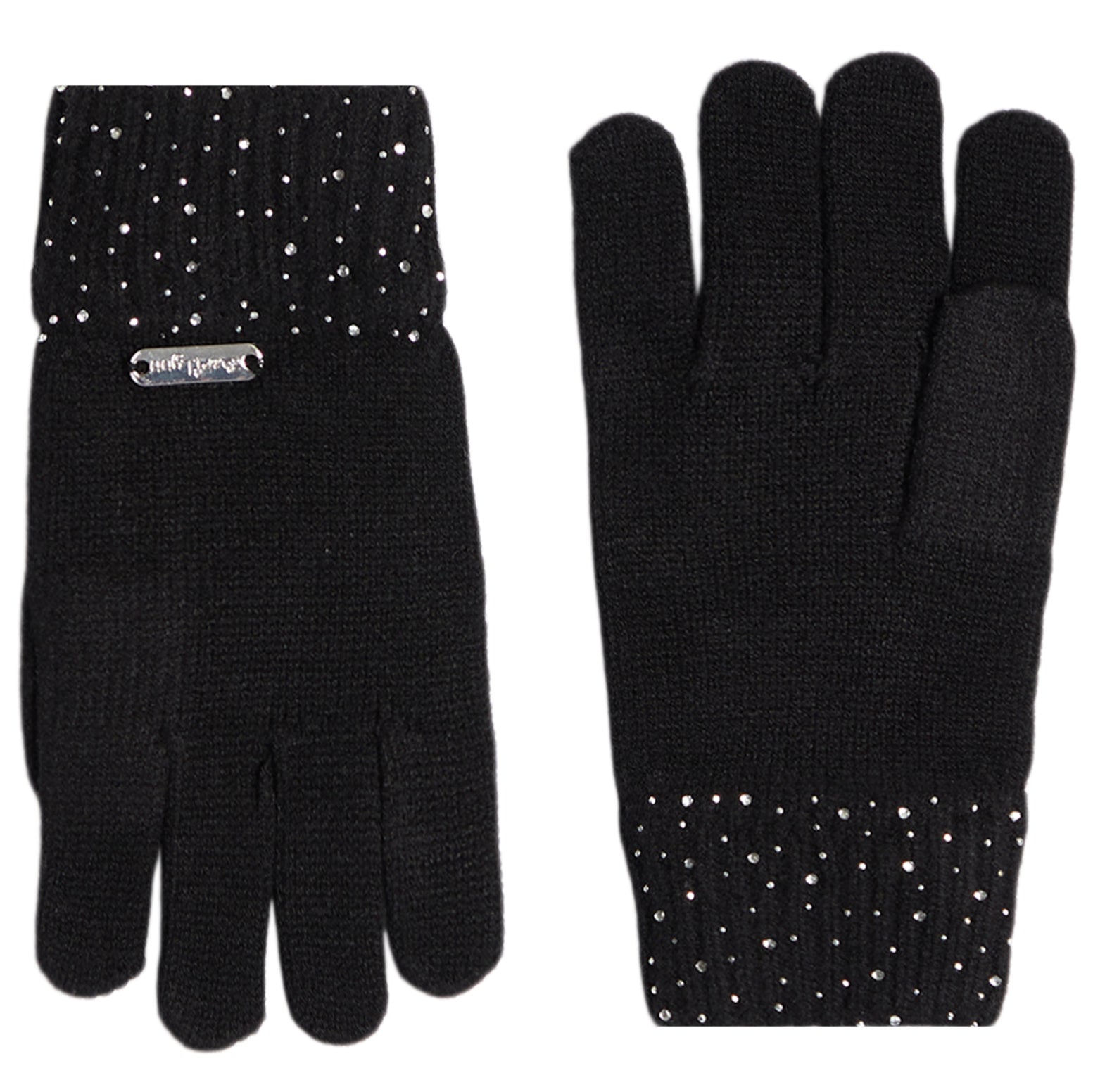 Scattered Crystal and Pearl Gloves - Denny's
