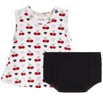 2pc Cherries Swing Diaper Set - Denny's