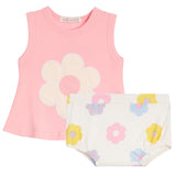 2pc Spring Daisy Diaper Set