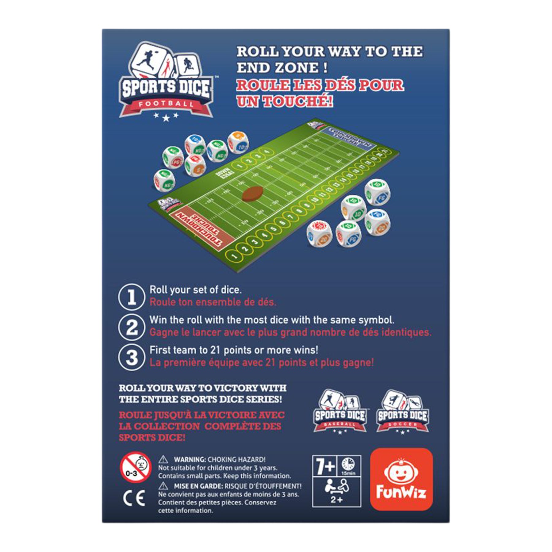 Sports Dice - Football - Denny's
