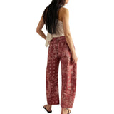 Paisley Barrel Pant