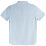 Seersucker Short Sleeve Button Down Shirt - Denny's