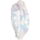 Sequin Heart Knot Headband - Denny's