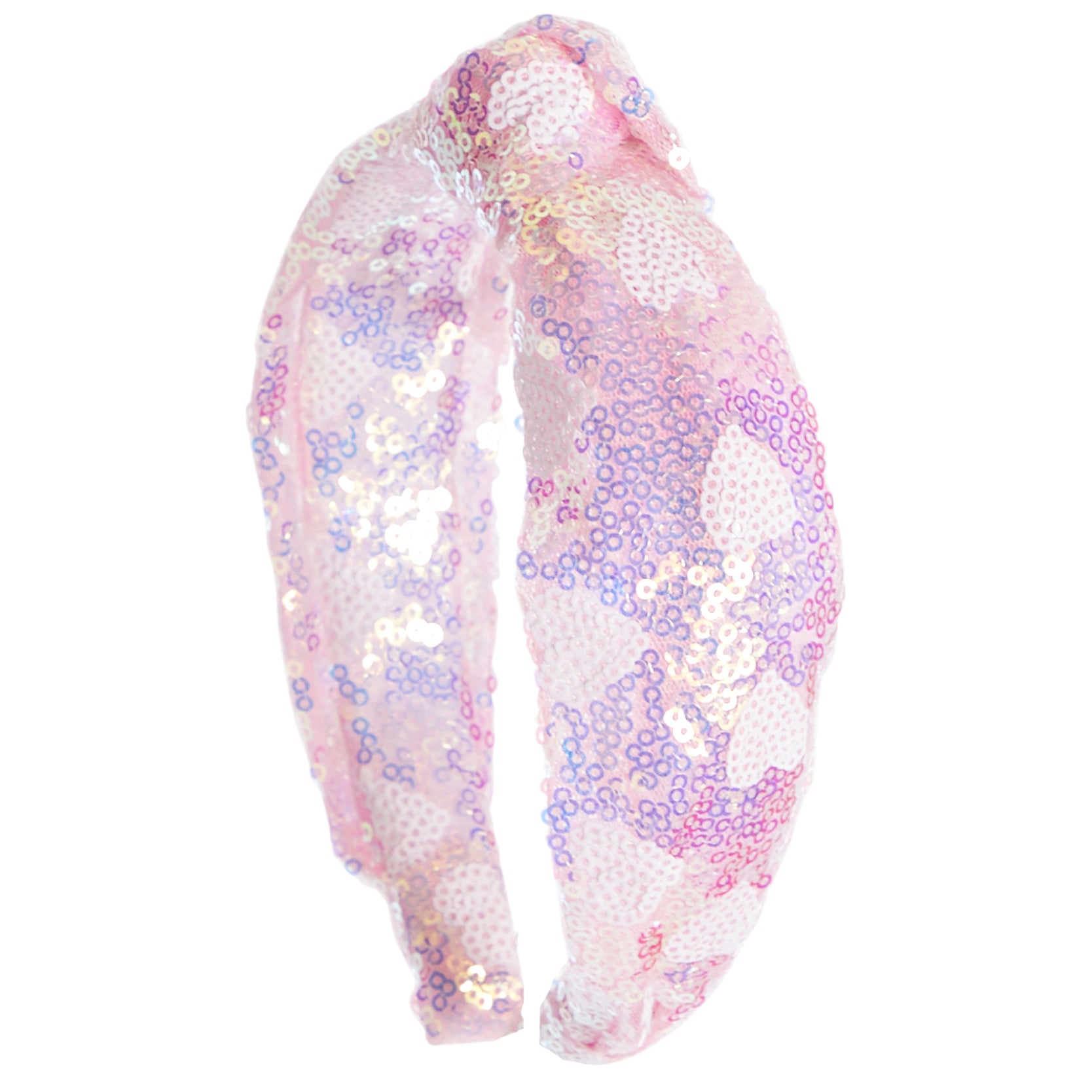 Sequin Heart Knot Headband - Denny's