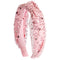 Crystallized Pearl & Sequin Knot Headband - Denny's