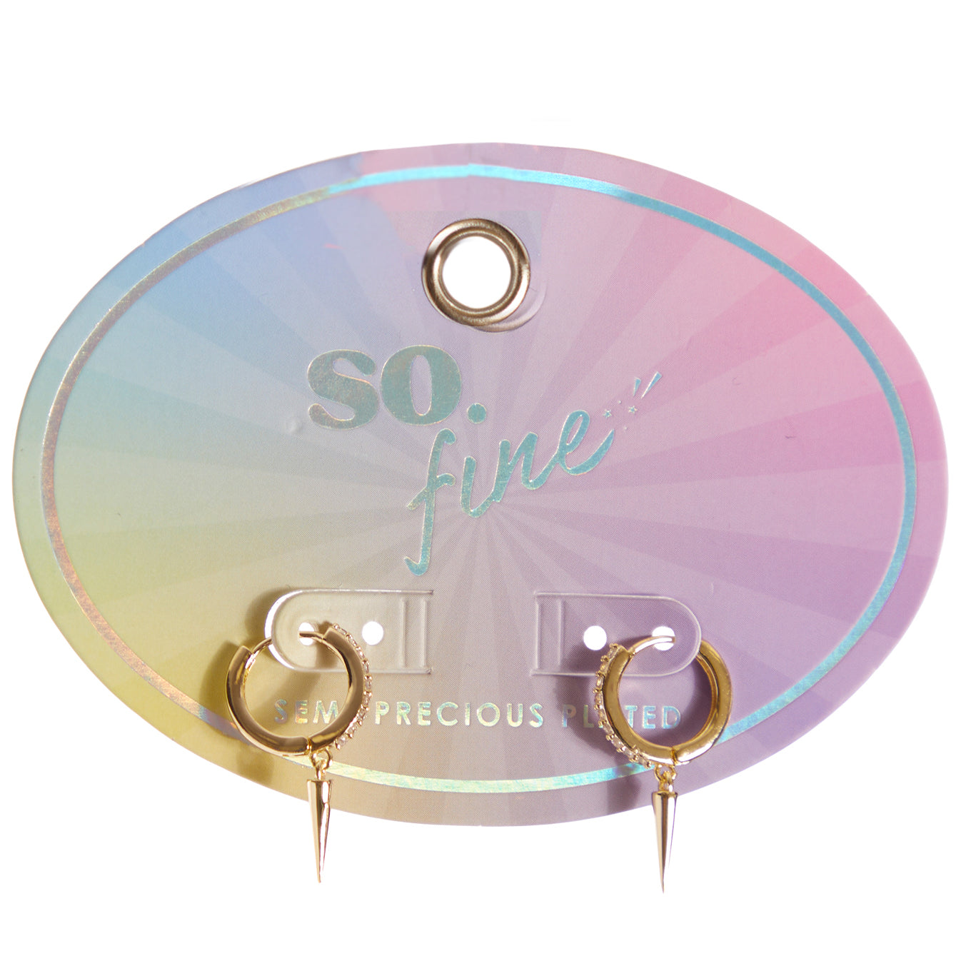 Spike Dangle Huggie Earring - Denny's