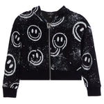 Spray Smileys Zip Hoodie - Denny's