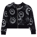 Spray Smileys Zip Hoodie - Denny's
