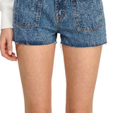 Patch Pocket Denim Short
