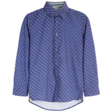 Blue Fins Dress Shirt - Denny's
