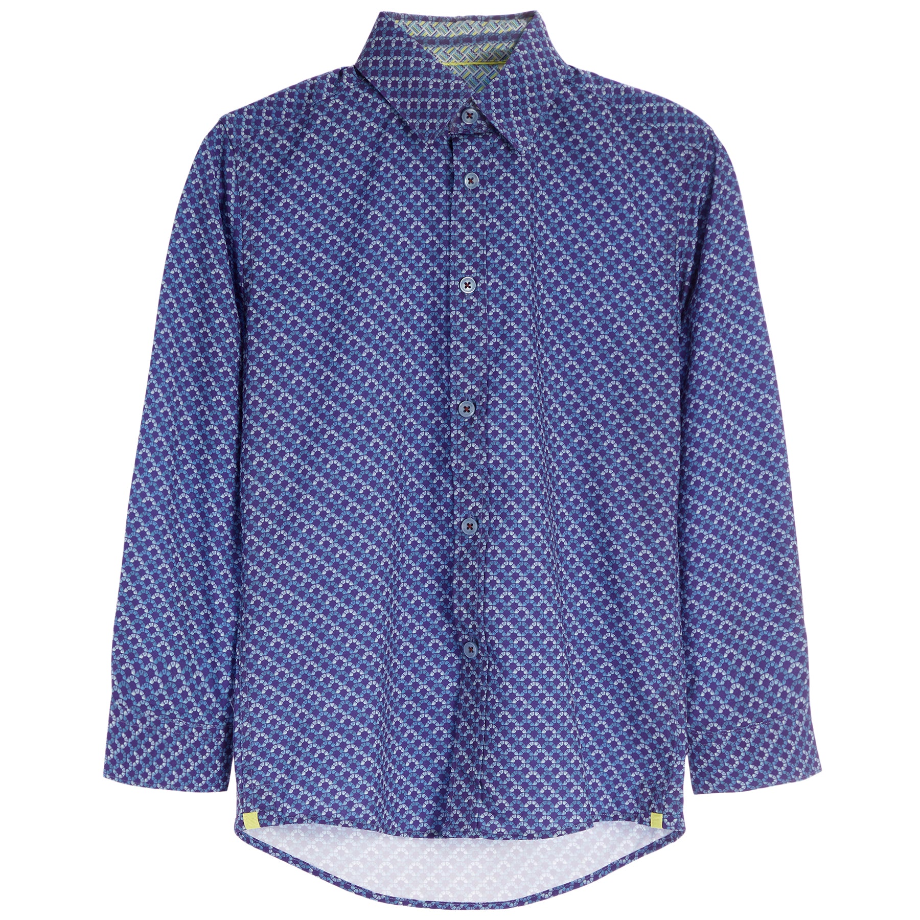 Blue Fins Dress Shirt - Denny's