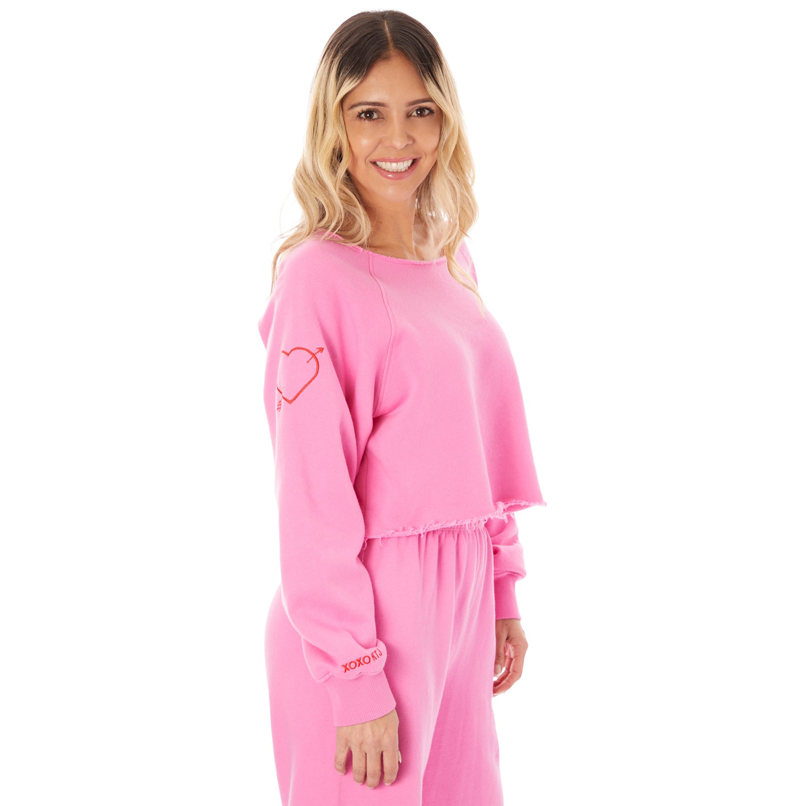 Heart Shane Off Shoulder Sweatshirt - Denny's