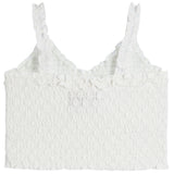 Shari Smock Tie Shoulders Top - Denny's